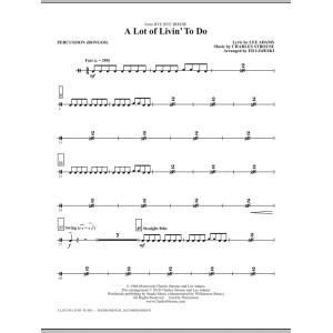 A Lot Of Livin' To Do - Percussion