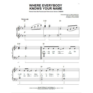 Where Everybody Knows Your Name (arr. Phillip Keveren)