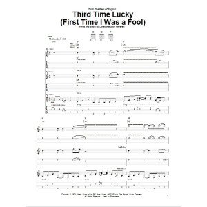 Third Time Lucky (First Time I Was A Fool)