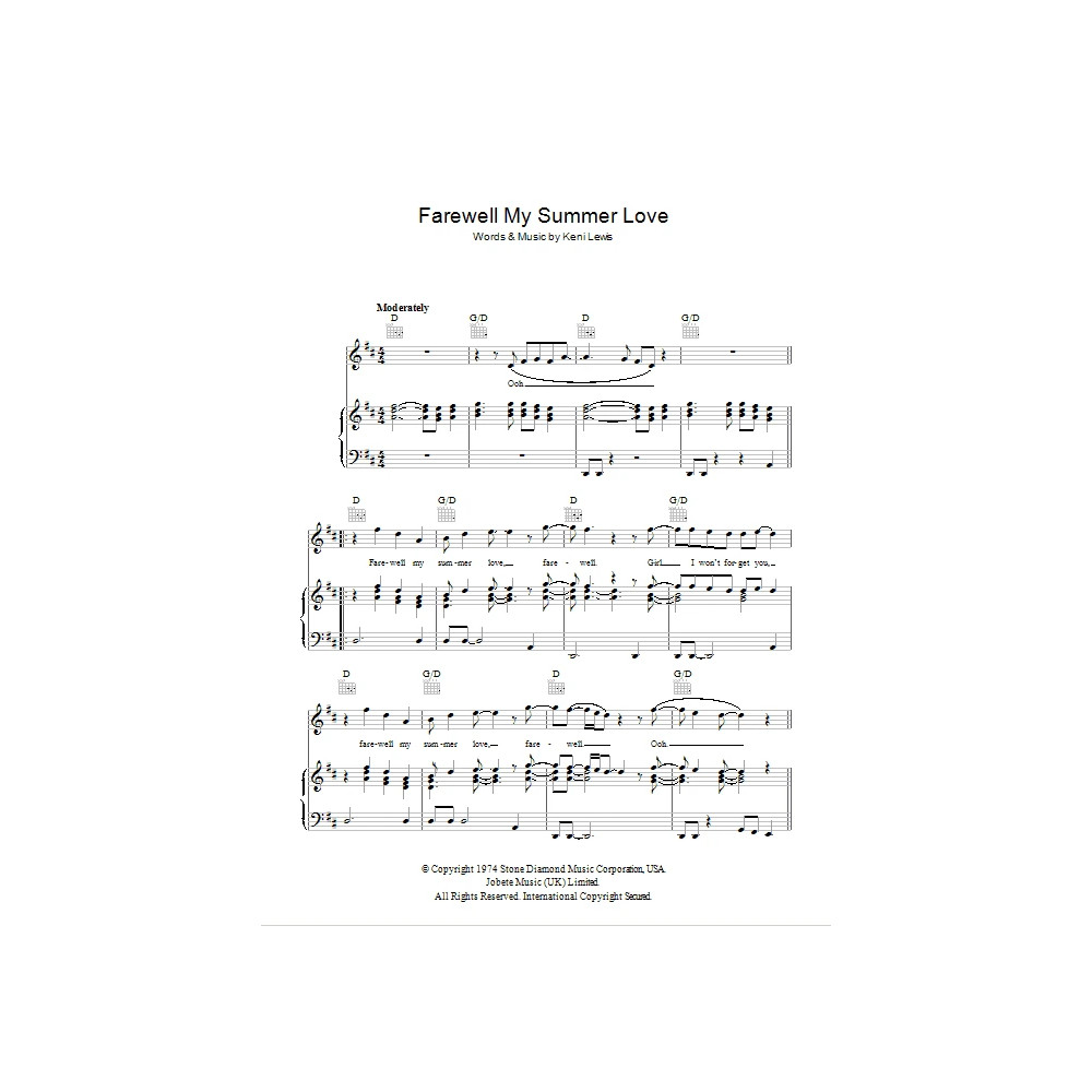 Farewell My Summer Love