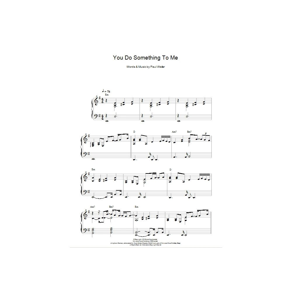 You Do Something To Me