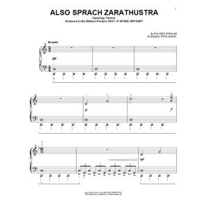 Also sprach Zarathustra, Eröffnungsthema (aus 2001: Odyssee im Weltraum) (arr. Phillip Keveren)