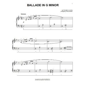 Ballade in g-Moll, Nr. 1, Op. 23 (aus The Pianist) (arr. Phillip Keveren)