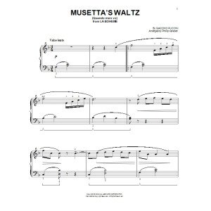 Musetta's Waltz (Quando Men Vo) (from Moonstruck) (arr. Phillip Keveren)