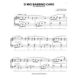O Mio Babbino Caro (from A Room with a View) (arr. Phillip Keveren)