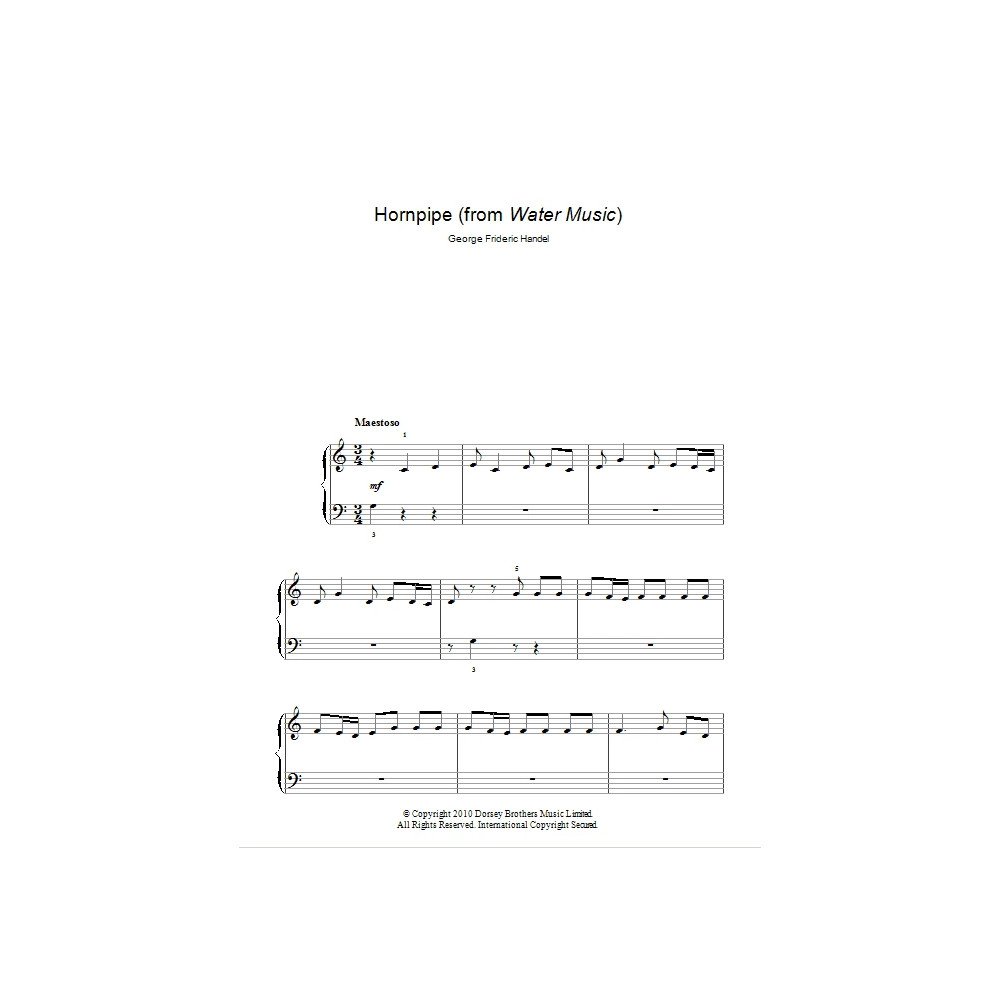 Hornpipe (aus der Wassermusik-Suite)