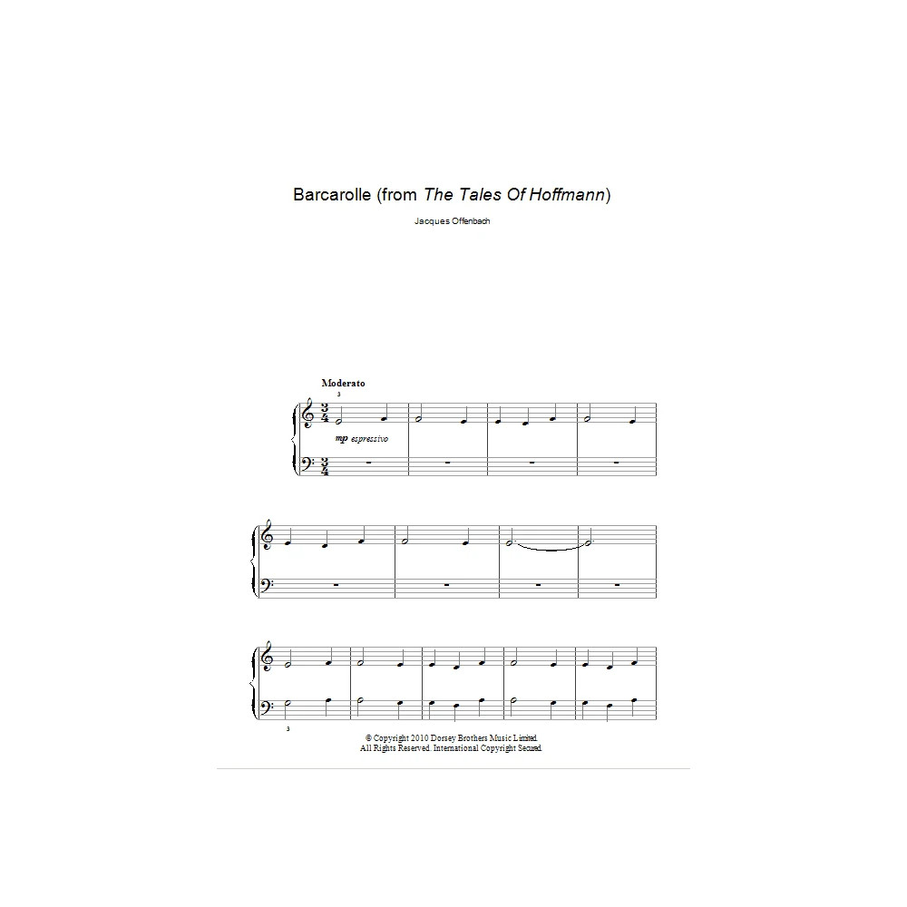 Barcarolle (from The Tales Of Hoffmann)