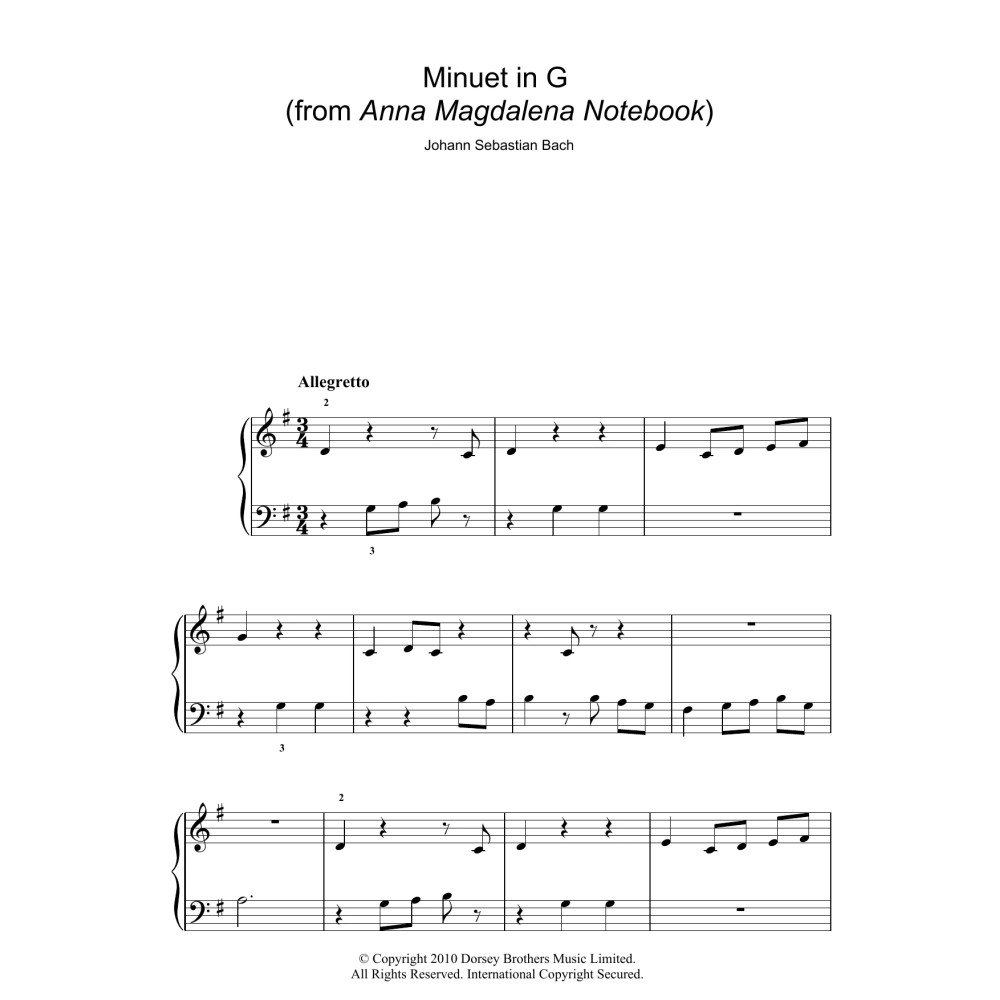 Minuet In G