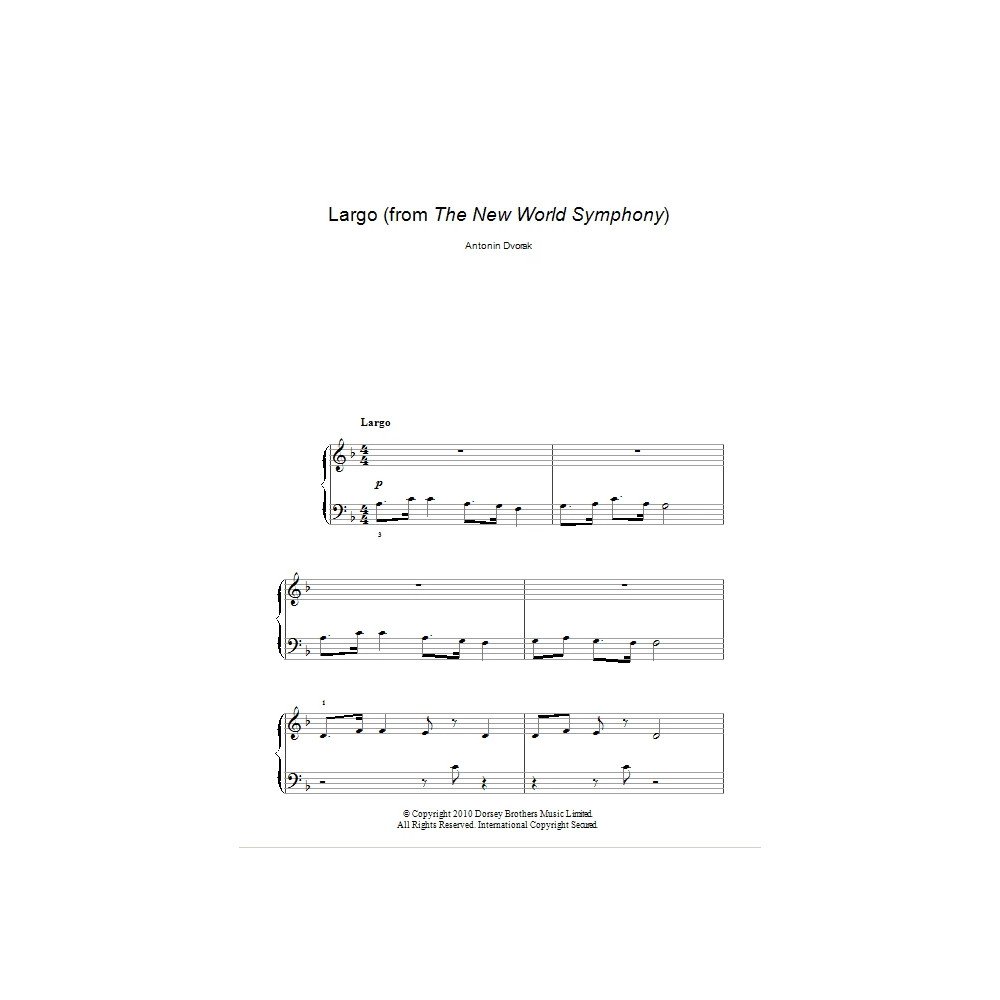 Largo (from The New World)