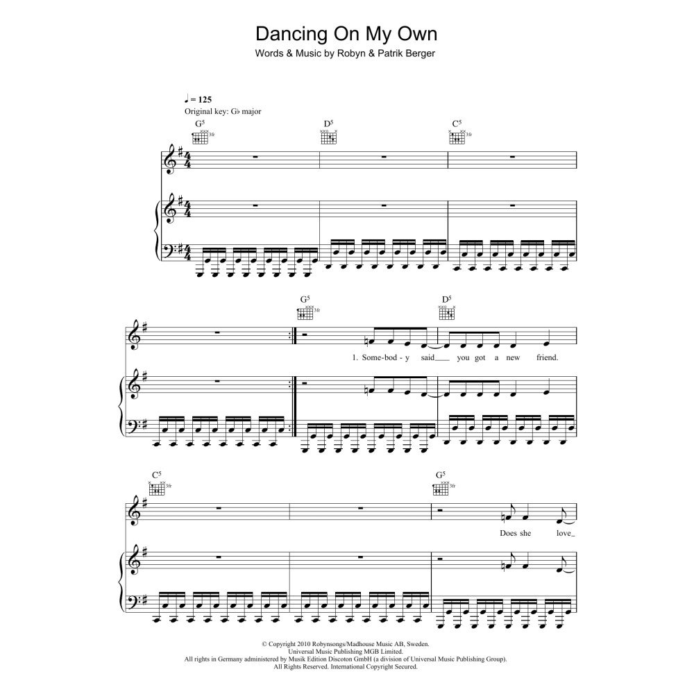 Dancing On My Own