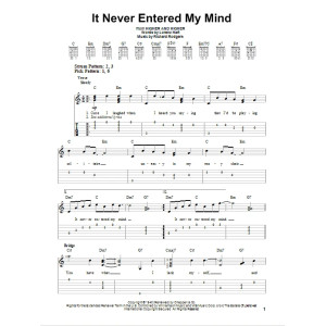 It Never Entered My Mind