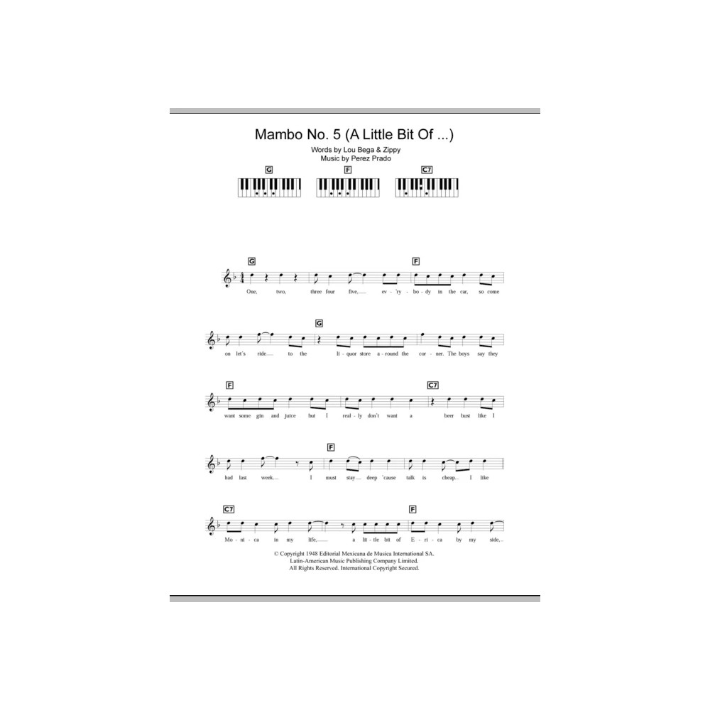 Mambo No. 5 (A Little Bit Of... )
