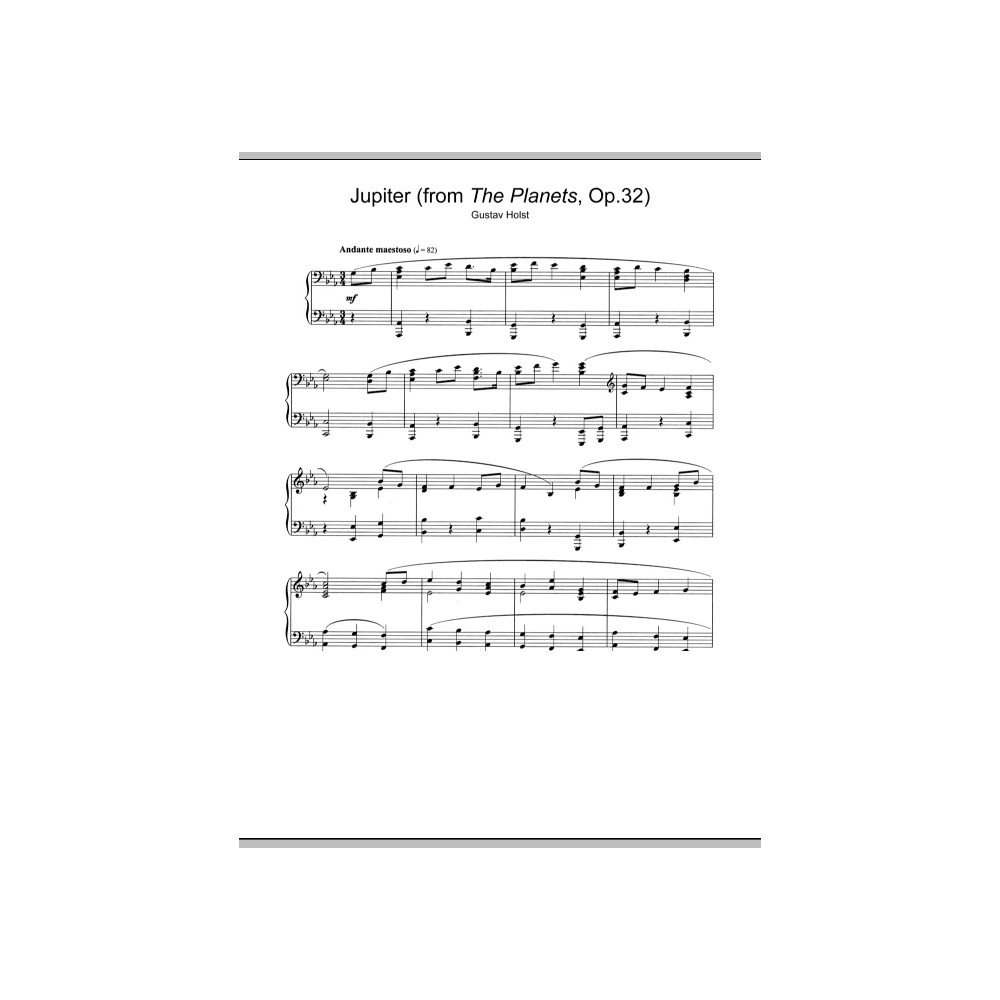 Jupiter (from The Planets Op. 32)