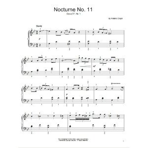 Nocturne Nr. 11, Op. 37, Nr. 1, g-Moll