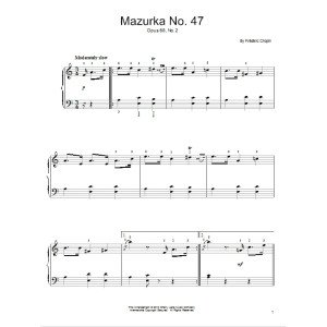 Mazurka In A Minor, Op. 68, No. 2