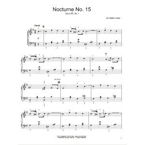 Nocturne Op. 15, No. 1