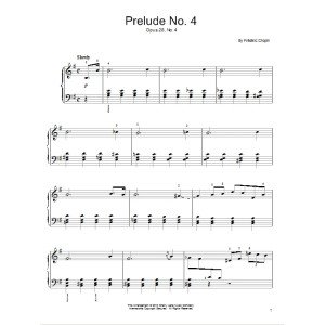 Prélude in e-Moll, Op. 28, Nr. 4