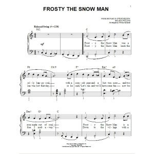 Frosty The Snow Man [Jazz version] (arr. Phillip Keveren)