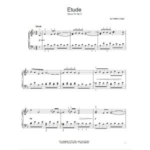 Etude Op. 10, No. 3
