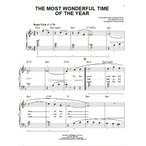 The Most Wonderful Time Of The Year [Jazz version] (arr. Phillip Keveren)