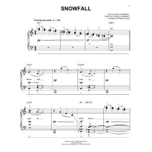 Snowfall [Jazz version] (arr. Phillip Keveren)