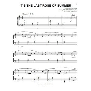 ''Tis The Last Rose Of Summer (arr. Phillip Keveren)
