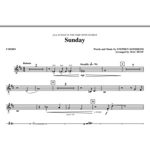Sunday - F Horn