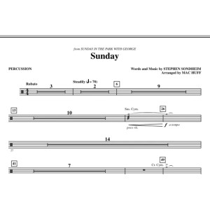 Sunday - Percussion