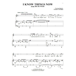 I Know Things Now (aus Into The Woods)