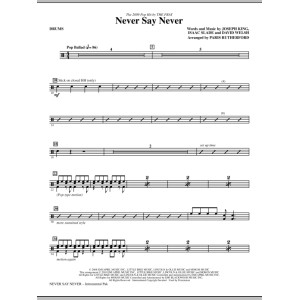 Never Say Never - Drums