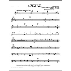 So Much Better (from Legally Blonde) - Bb Trumpet 1