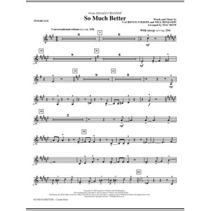 So Much Better (from Legally Blonde) - Tenor Sax