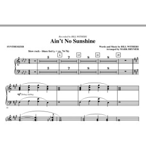 Ain't No Sunshine - Synthesizer