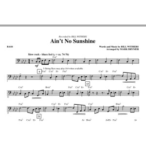 Ain't No Sunshine - Bass