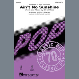Ain't No Sunshine - Bass