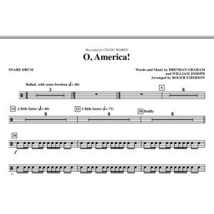 O, America - Snare Drum