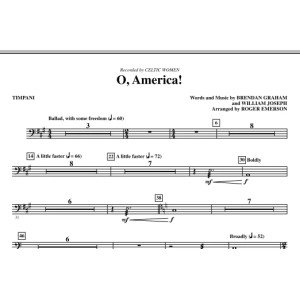 O, America - Timpani