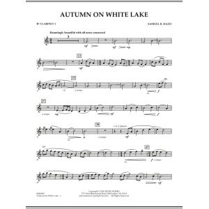 Autumn On White Lake - Bb Clarinet 1