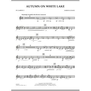 Autumn On White Lake - Bb Clarinet 3