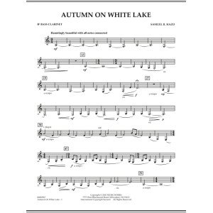 Autumn On White Lake - Bb Bass Clarinet