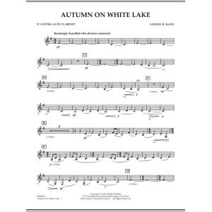 Autumn On White Lake - Eb Contra Alto Clarinet