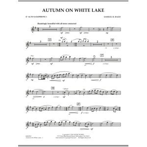 Autumn On White Lake - Eb Alto Saxophone 1