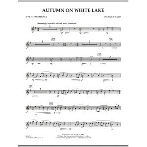 Autumn On White Lake - Eb Alto Saxophone 2