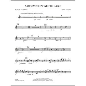 Autumn On White Lake - Bb Tenor Saxophone
