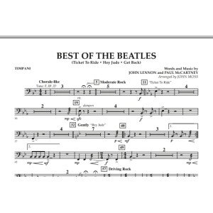 Best of The Beatles (arr. John Moss) - Timpani