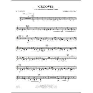 Groovee! - Bb Clarinet 3