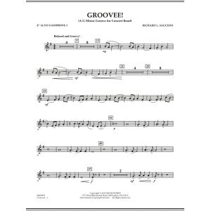 Groovee! - Eb Alto Saxophone 2