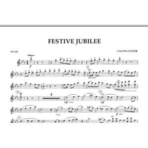Festive Jubilee - Flute