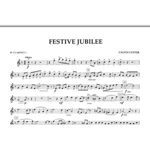 Festive Jubilee - Bb Clarinet 1