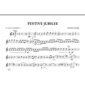 Festive Jubilee - Eb Alto Saxophone 1